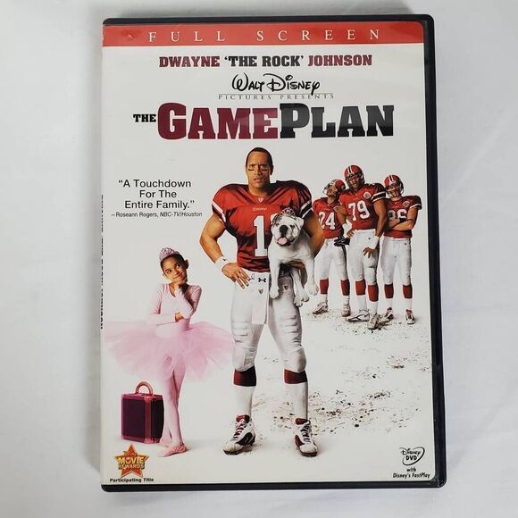The Game Plan (DVD, 2007) Dwayne “The Rock” Johnson – Disney Family Comedy - Picture 1 of 3